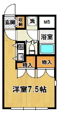 ハッカーアパートメントの物件間取画像